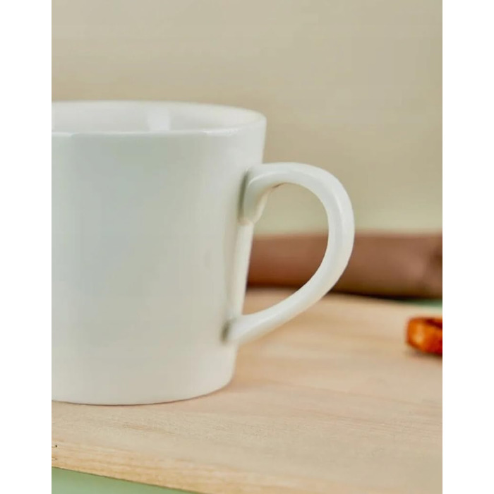 Набір чашок для чаю та кави Wilmax - 2 шт., 630 мл, порцеляна, білі