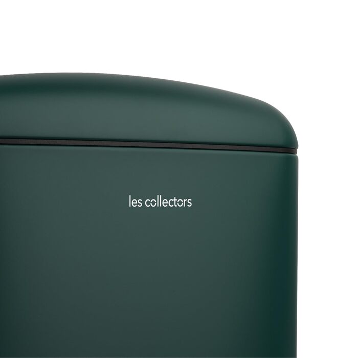 Сміттєвий відер-контейнер Les Collectors N°501, 20 л, педальний відро для кухні з нержавіючої сталі, з виймаючим внутрішнім відром, матове покриття, колір качиний зелений