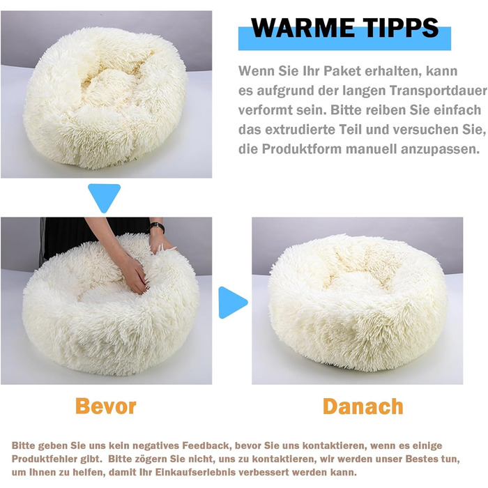 М'яке кругле ліжко для собак та котів з плюшу - Donut. Зручне лежанка для собак, котів та інших домашніх тварин. Легко миється. Розміри: S/M/L/XL/XXL (XXL - 80см). Колір: світло-сірий. Розміри: 80 x 80 x 20 см.