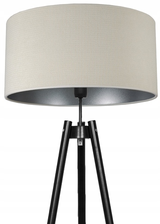 Підлоговий торшер Glimex LOFT E27 60 Вт, бежевий, коричневий, чорний