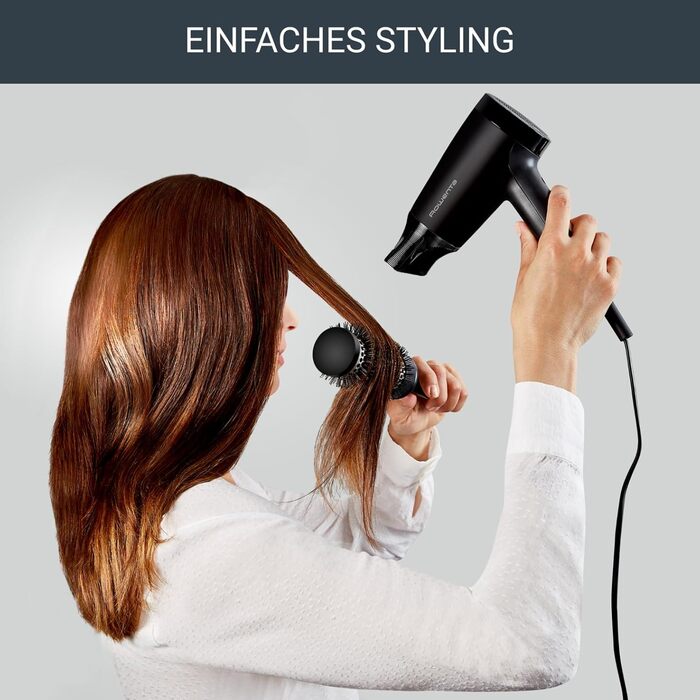 Фен Rowenta Express Style CV1811: 1900 Вт, іонізація, холодний струмінь, компактний дизайн