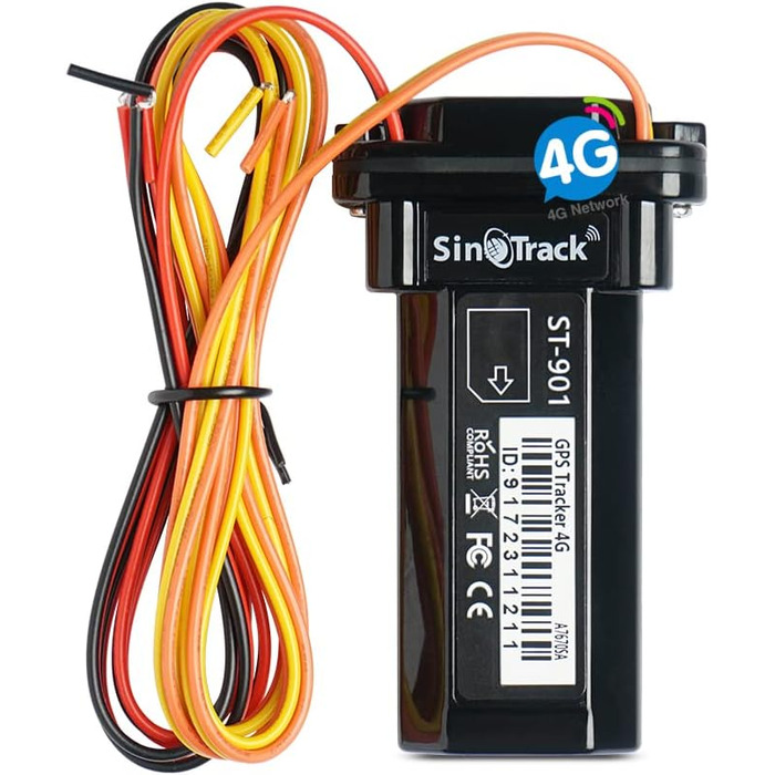 GPS-трекер SinoTrack ST-901L 4G для авто, мото, вантажівки та таксі — міні GPS локатор реального часу