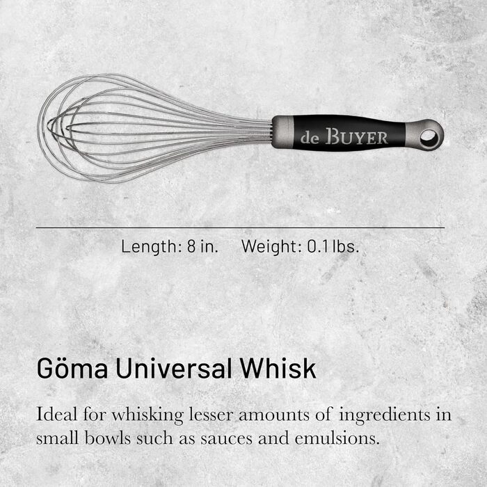 Вінчик кухонний De Buyer Profi Edelstahl 20 см з нержавіючої сталі