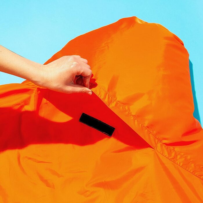 Спальний мішок Tambu Mumienschlafsack 80x210см - компактний, для літа, осені та зими. Підходить для кемпінгу, подорожей, фестивалів. PFC-free (помаранчевий)