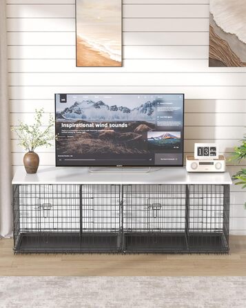 Насадка для собачого воріта Piskyet, дерев'яна робоча поверхня, сумісна з ворітками 76,2 см (30 дюймів), білий/оптимальний для саду