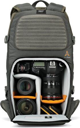 Рюкзак Lowepro Flipside Trek 350 AW - фоторюкзак для DSLR, об'єктивів, планшета та аксесуарів (сірий)