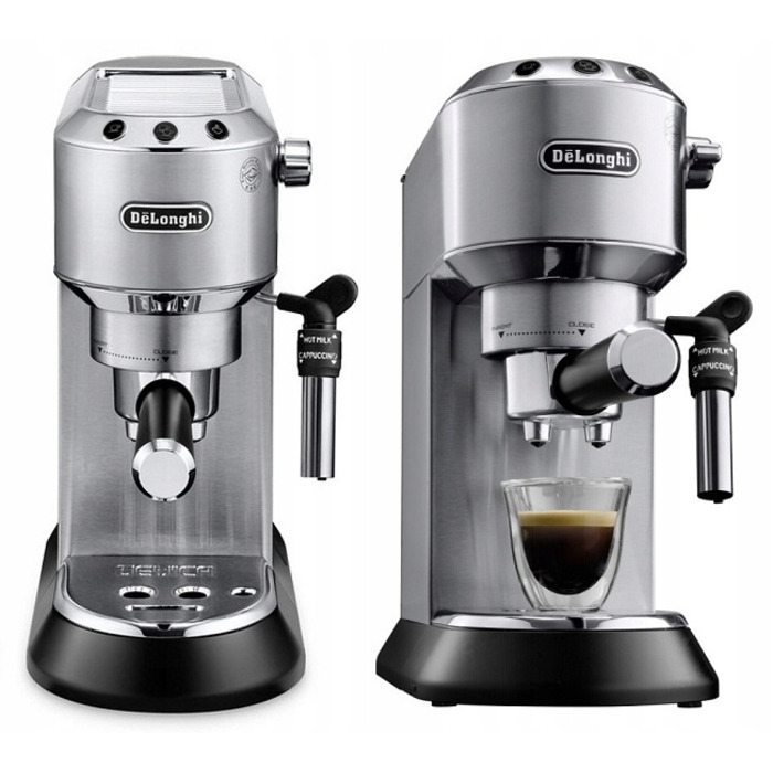 Ріжкова кавомашина De'Longhi EC 685.M, 1350 Вт, сріблястий/сірий