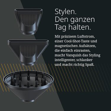 Професійний фен Wahl Vanquish Rose Gold з магнітними насадками та дифузором