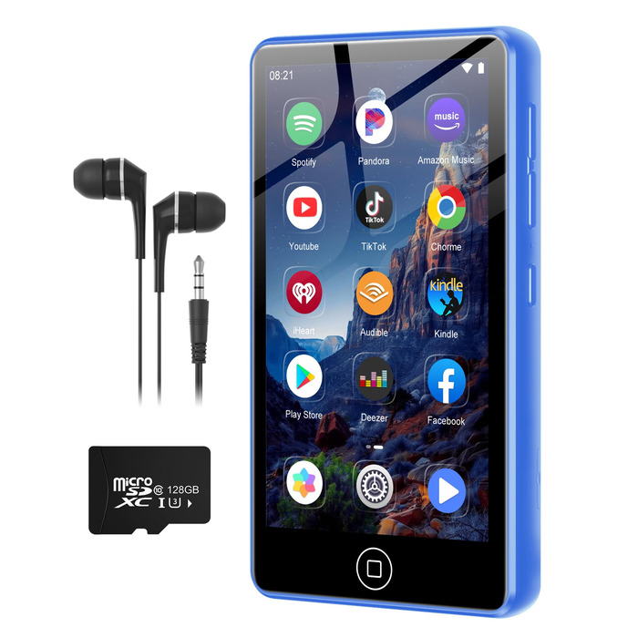 MP3 плеєр AGXOV з Bluetooth та WiFi, Android 4.02
