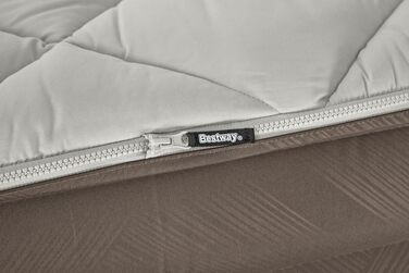 Повітряний матрац двоспальний Bestway Fortech з електричним насосом та чохлом на блискавці, 203 x 152 x 51 см