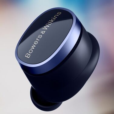 Bowers & Wilkins Pi8 True Wireless навушники Bluetooth з активним шумозаглушенням, AptX, зарядним кейсом – Темно-синій