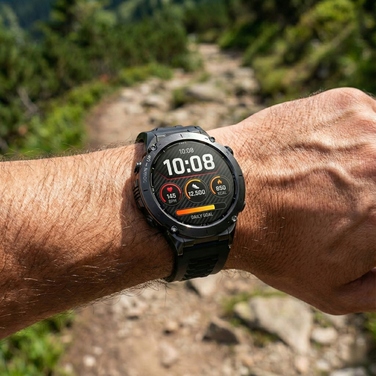 Чоловічий спортивний смарт-годинник NejtStyle з GPS, функцією дзвінків та українським меню, чорний