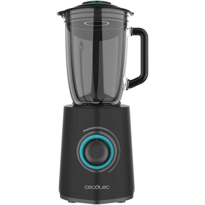 Cecotec Power Black Titanium Stand Mixer 1300Max - 1300W, 2 Speeds, Titanium Blades, 1.5L, Pulse Function, Ice Crusher