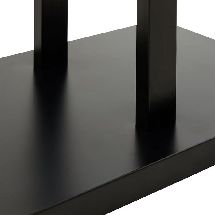 IDIMEX Metal Butler Scott, lacquered - elegant valet with trouser press, beautiful lady's valet with clothes hanger (Black)