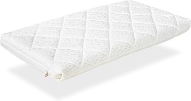 Дитячий матрац DORMISSIMO Baby Star 80x40 см, висота 7 см, з вологостійким покриттям та повітряними каналами, для приставного ліжка і колиски