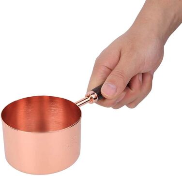 Measuring spoons, measuring cups, 4-piece set, household stainless steel rose gold measuring spoon set, kitchen baking tools