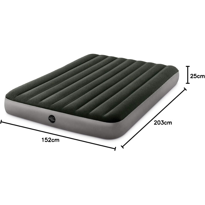 Надувний матрац Intex Queen DURA-Beam Prestige Downy, 64109, для відпочинку, розмір California King