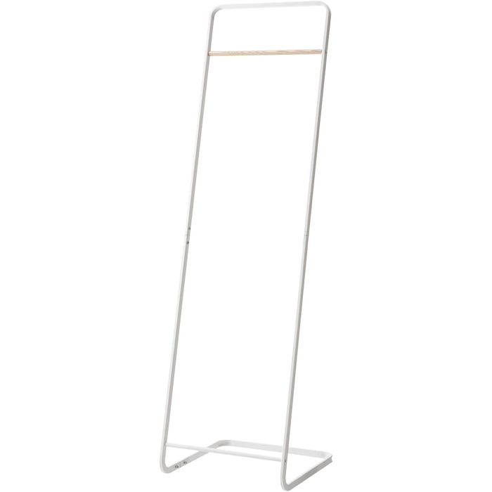 Yamazaki 7672 TOWER Wardrobe, Steel / Wood, minimalist, 40 x 40 x 140 cm (White)