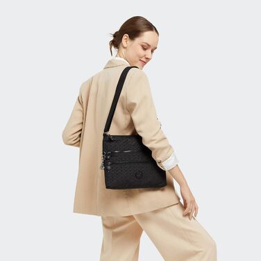 Сумка через плече Kipling Alvar Signature Emb середнього розміру для жінок
