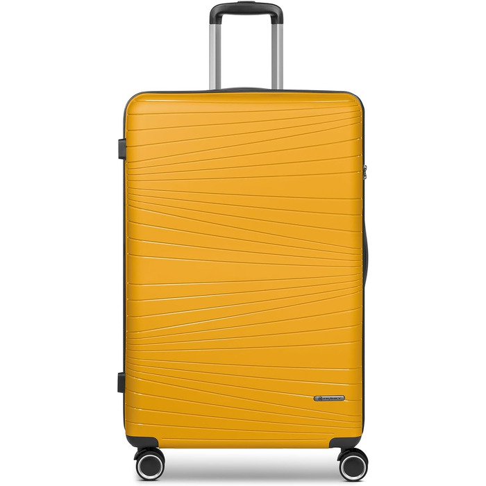 Набір валіз Franky Dallas 3.0 (3 шт.) | Жовтий, TSA-замок, 4 колеса, об'єм 36/60/92 л