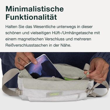 Arcane Hip Bag Earth Pediment Grey Block OS - поясна сумка, сірий колір