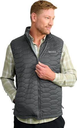 Жилет HUK Scale для чоловіків, утеплений, з DWR просоченням, для риболовлі (M, nachteule)