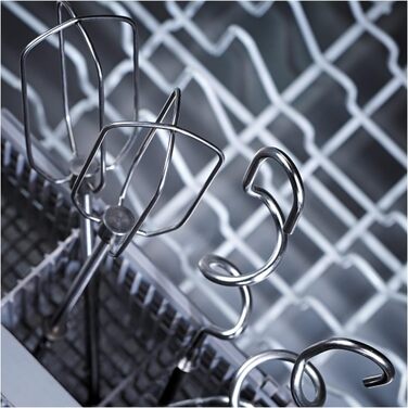 Міксер AEG HM3310: 350 Вт, 5 швидкостей, нержавіюча сталь, для приготування тіста та збивання, чорний/срібний