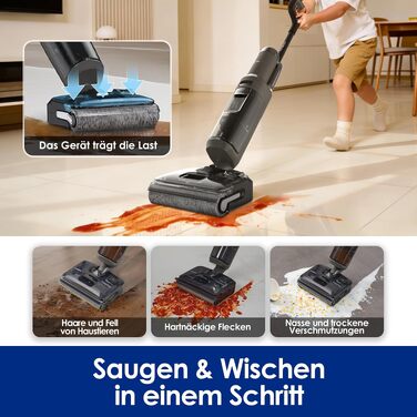 Вертикальний миючий пилосос Tineco Floor One S6 Stretch з функцією самоочищення