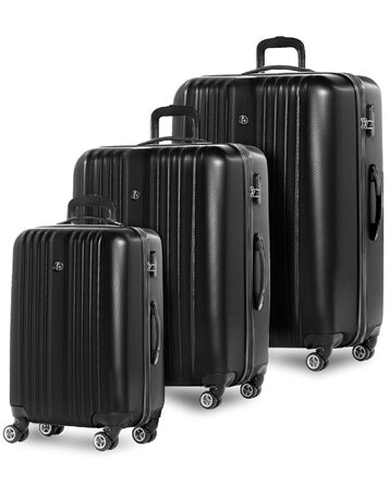 Набір валіз FERGÉ 3 шт. з жорсткого ABS, розширюваний, Toulouse, рожевий (Handgepäck, L, XL)