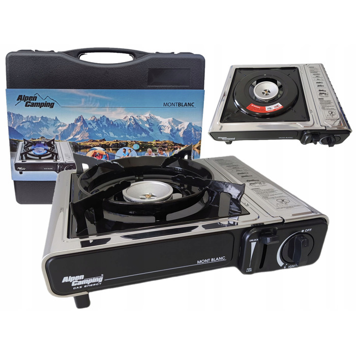 Портативна туристична плитка Alpen Camping Mont Blanc