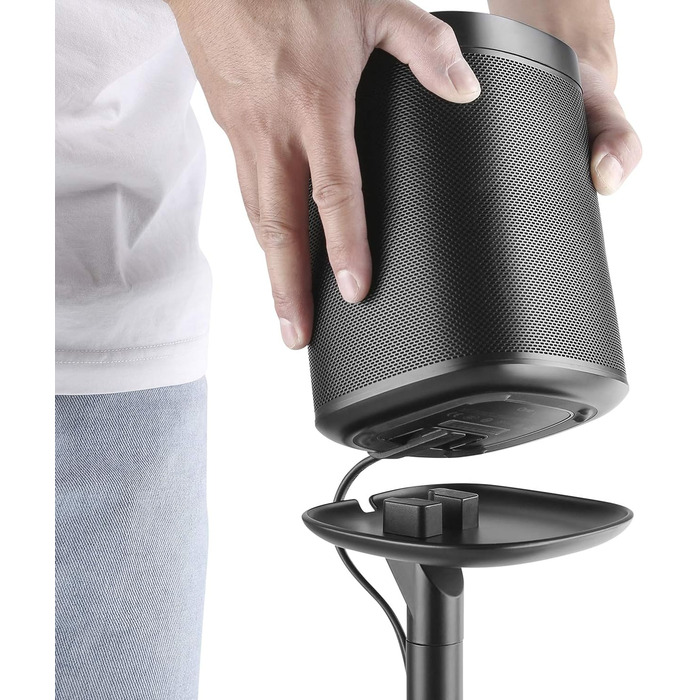 Підставка-стійка для колонок Sonos One та Sonos Play Maclean MC-841 з кабельний-менеджментом, комплект 2 шт.