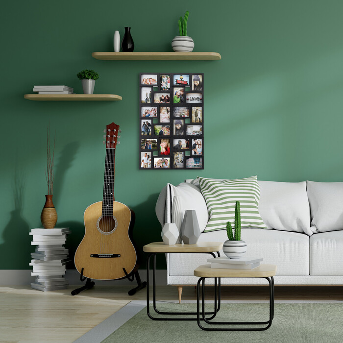 Relaxdays Photo Collage Frame - Holds 24 Pictures