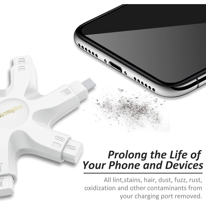 Набір для чищення iPhone, AirPods та USB-C Handy Reinigungsset (Schneewittchen) - для відновлення зарядки