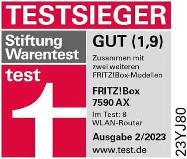 Роутер FRITZ!Box 7590 AX Exclusive Edition Wi-Fi 6 (DSL, Mesh, DECT)