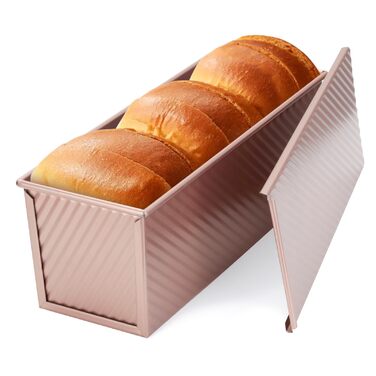 Форми для випічки хліба VINATO 2 шт. з кришками (21x12x11.7 см + 19x9.5x8 см) для хліба, тіста та випічки