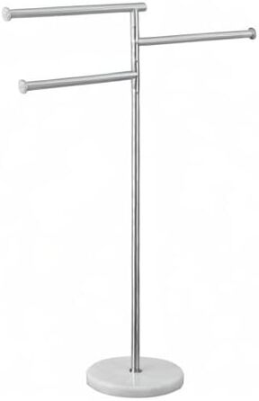 Підставка для рушників KES Gold, настільна, з нержавіючої сталі 18/8, з мармуровою основою, BTH219-BZ, щітканий золотий, 3-х рівнева