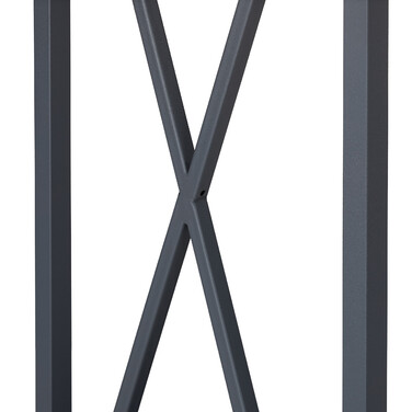 Relaxdays Grey Firewood Rack made of Steel