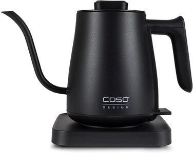 Електричний чайник CASO Coffee Classic Kettle – чорний, з нержавіючою сталі, для чаю та кави, преміум-якість