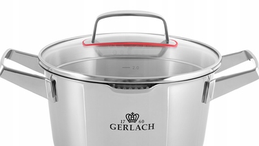 Набір каструль Gerlach Superior з нержавіючої сталі, 10 предметів