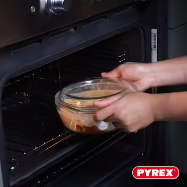 Pyrex 4-in-1 – Set with 2 Casserole Dishes – 1.6L and 2.3L – Borosilicate Glass – Steaming – Microwave Safe – Dishwasher Safe Set with 2 Casserole Dishes, 1.6L and 2.3L