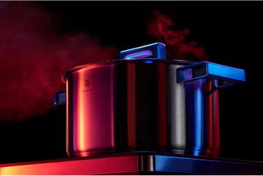 Каструля WMF Ultimate Cool 16 см без кришки, 1,4 л, Cromargan® нержавіюча сталь, без покриття, для індукційних плит, з внутрішньою міткою об'єму, придатна для миття в посудомийній машині