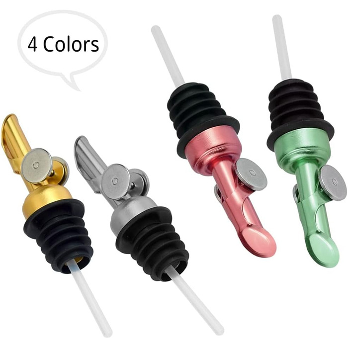 Дозатор для оливкової олії Meetsweet, нержавіюча сталь 304, автоматичне відкриття/закриття, 2 шт., для дому (золотистого кольору)