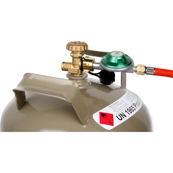 Газовий балон 11 кг, пропановий газ для кемпінгу, гриля, опалення, пальника - порожній