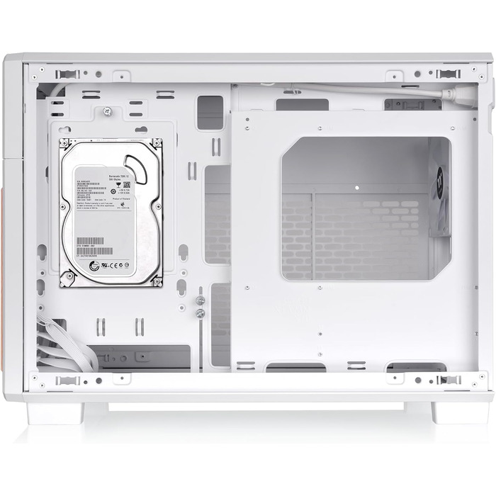 Корпус для ПК Thermaltake TR200 WS Micro-ATX/Mini-ITX, білий, підтримка СРО 360мм, 7 вентиляторів, USB-C