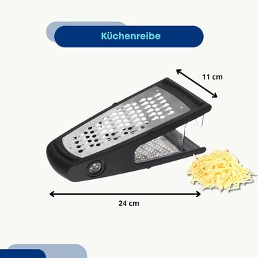 Тёрка кухонная с контейнером, 4 см