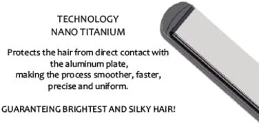 Праска для волосся Lizze Extreme Titan 250°C 220W професійна титанова