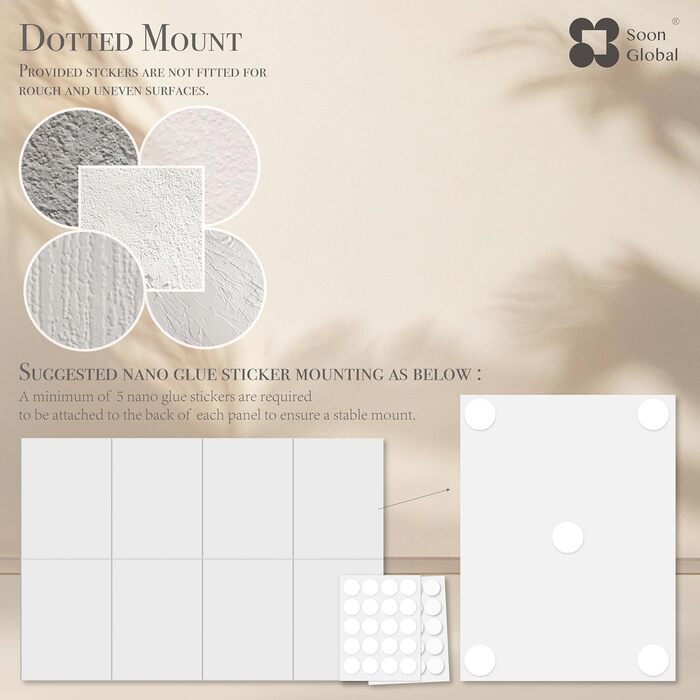 Акустичні настінні панелі Soon Global, 121,9 x 81,3 см, декоративні звукопоглинаючі панелі для стін, колір Teal Aura (блакитно-зелений)