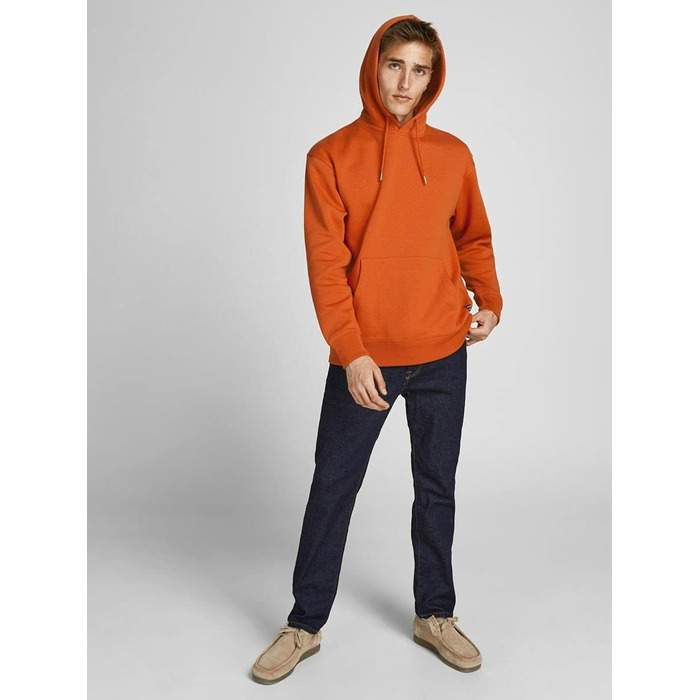 Чоловічий худі з капюшоном JACK & JONES RDD Logo, колір Hawaiian Sunset, розмір XS