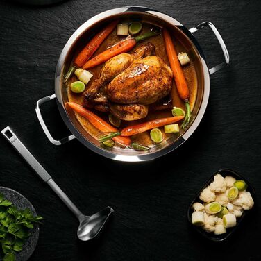 Каструля Fissler Original-Profi Collection 1,4 л, 16 см, нержавіюча сталь, з металевою кришкою, для індукції