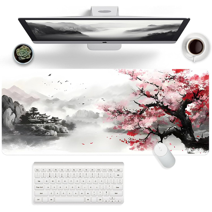 Килимок для миші ігровий XXL 900x400 мм, з антиковзким покриттям, водонепроникний, для ПК, MacBook, Laptop